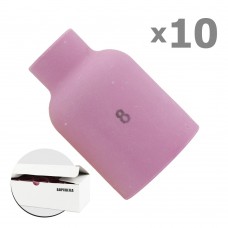 Сопло керамическое SR 9/20/21-SR 17/18/26 под большую линзу №8 ф 12,5 мм, L=48 мм (B401P201452|B57N74)